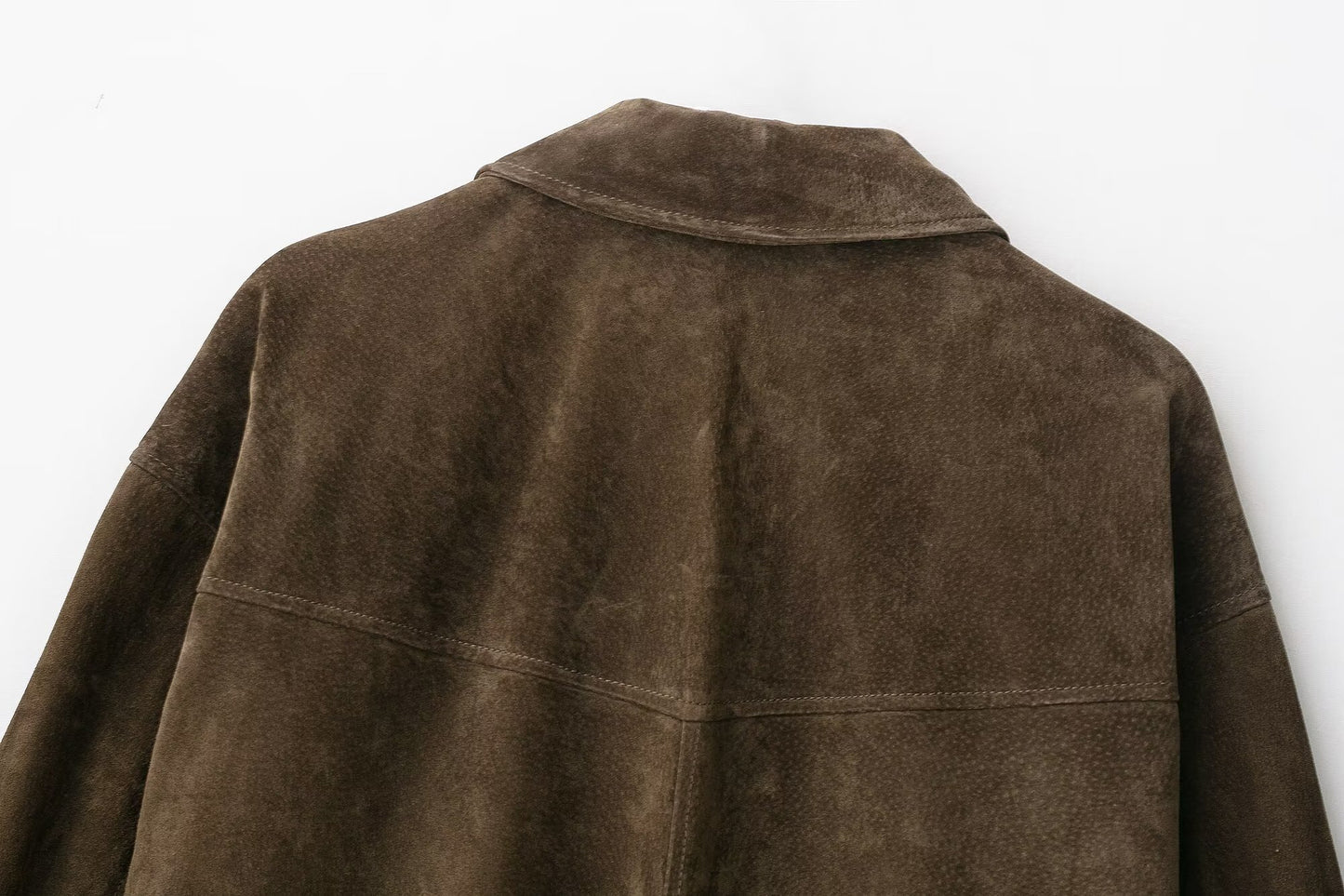 Bomber en cuir souple rétro Oba