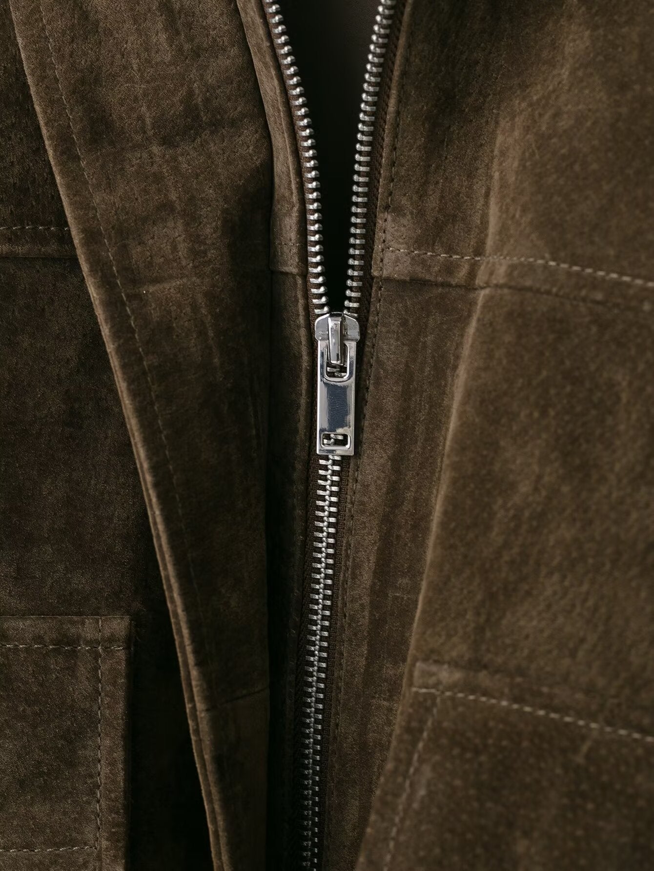 Bomber en cuir souple rétro Oba