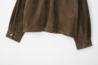 Bomber en cuir souple rétro Oba