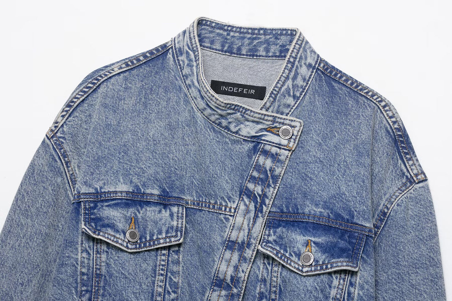 Sekou Double-Breasted Denim Jacket