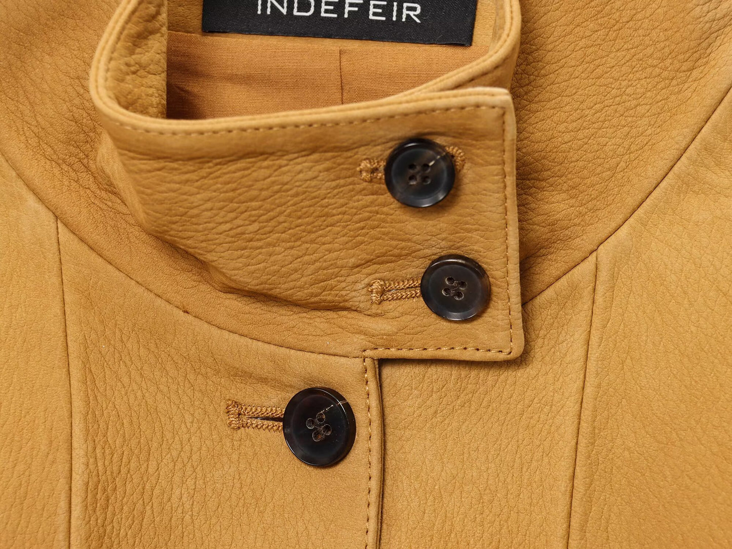 Zahira All-Match Leather Bomber Jacket