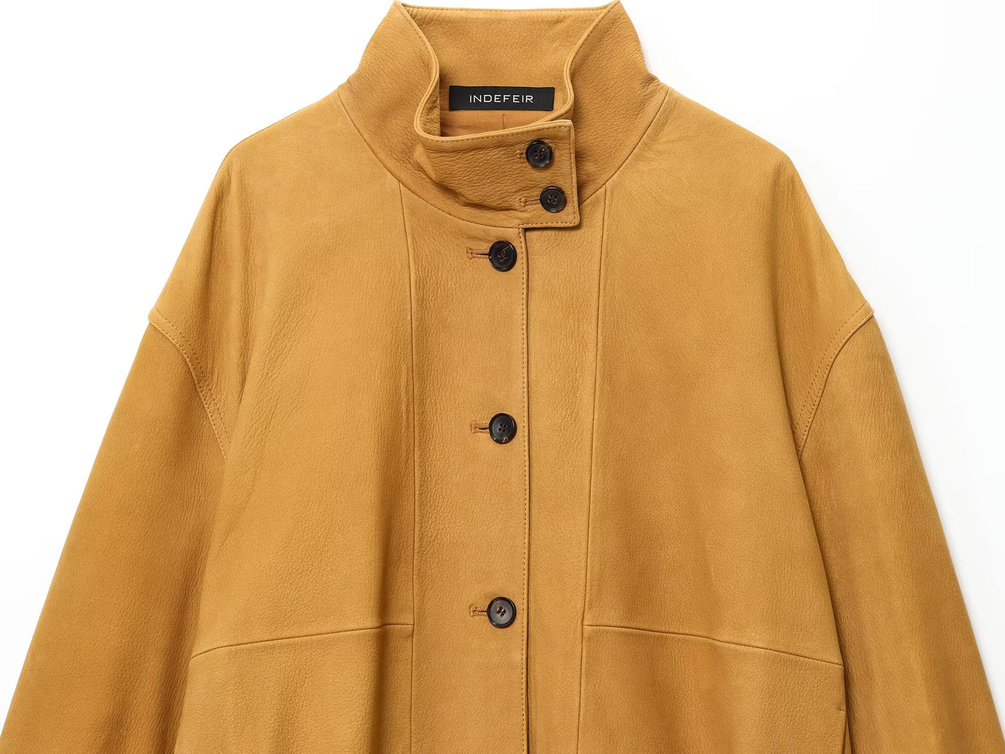 Zahira All-Match Leather Bomber Jacket