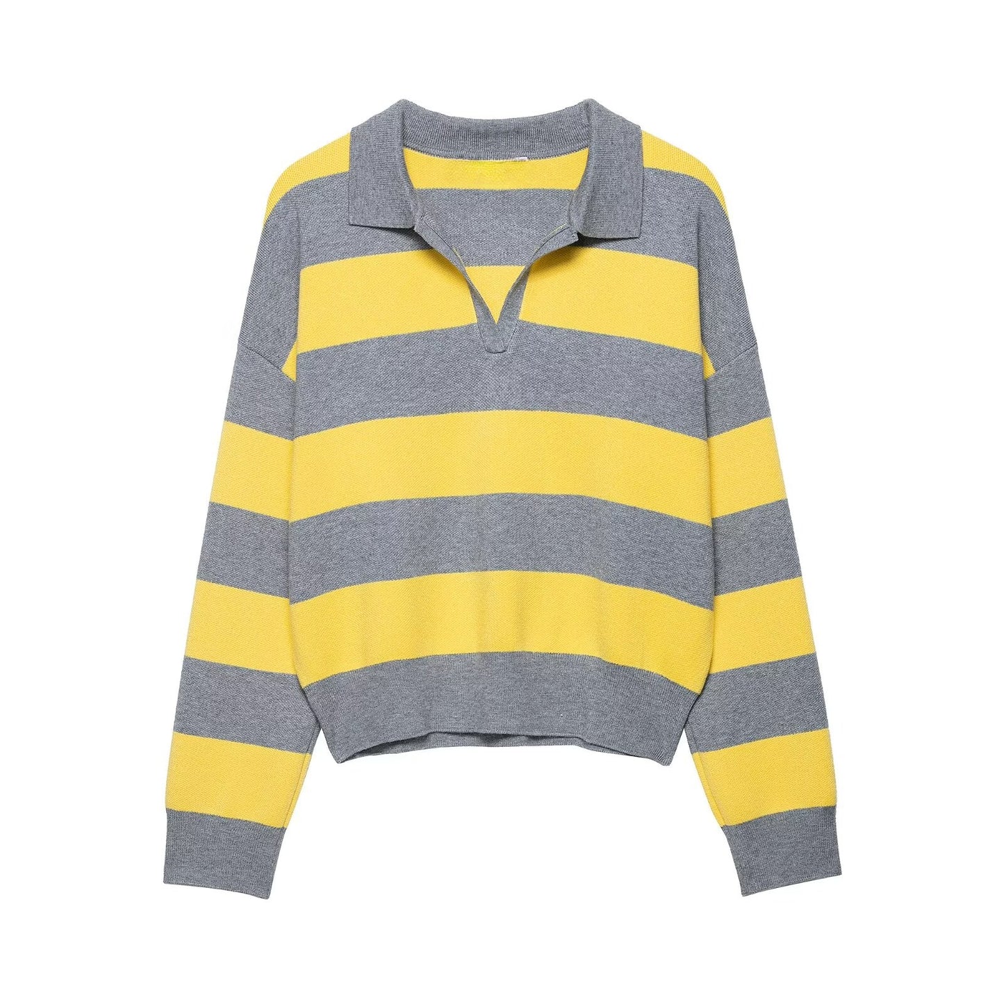 Liora Striped Polo Sweater