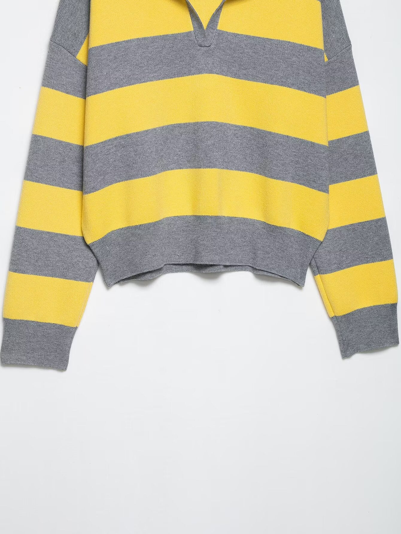 Liora Striped Polo Sweater