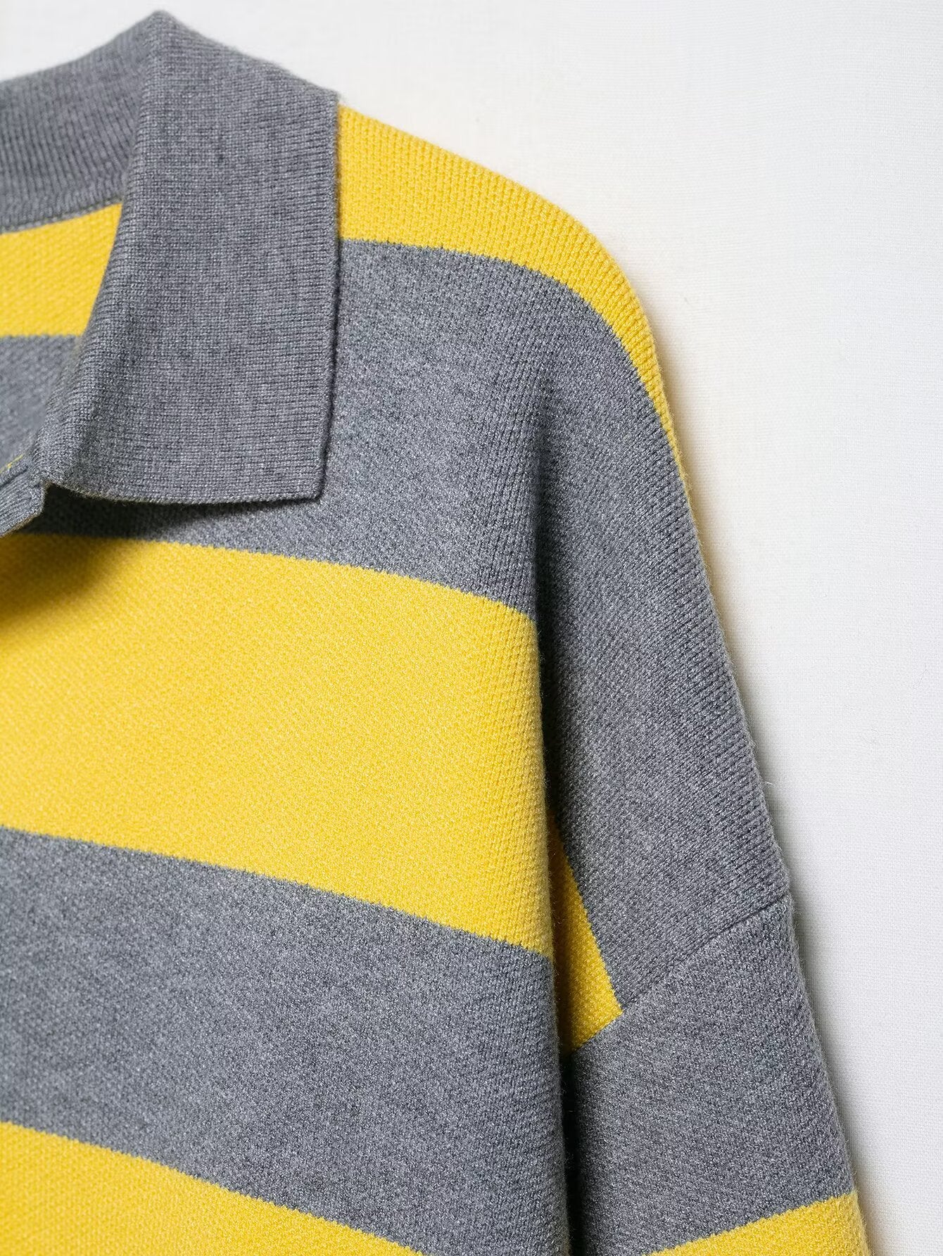 Liora Striped Polo Sweater