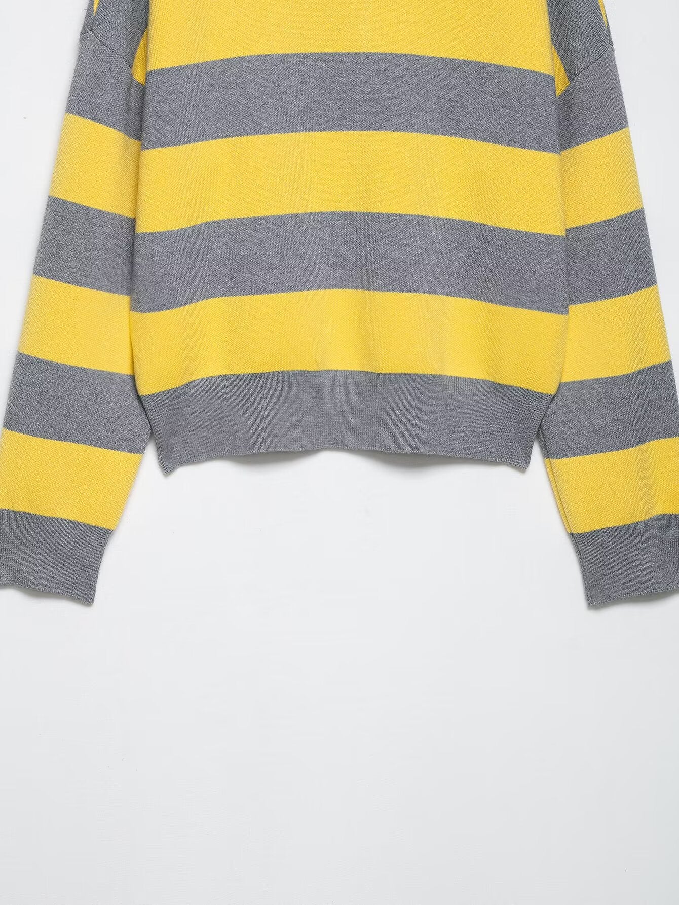 Liora Striped Polo Sweater