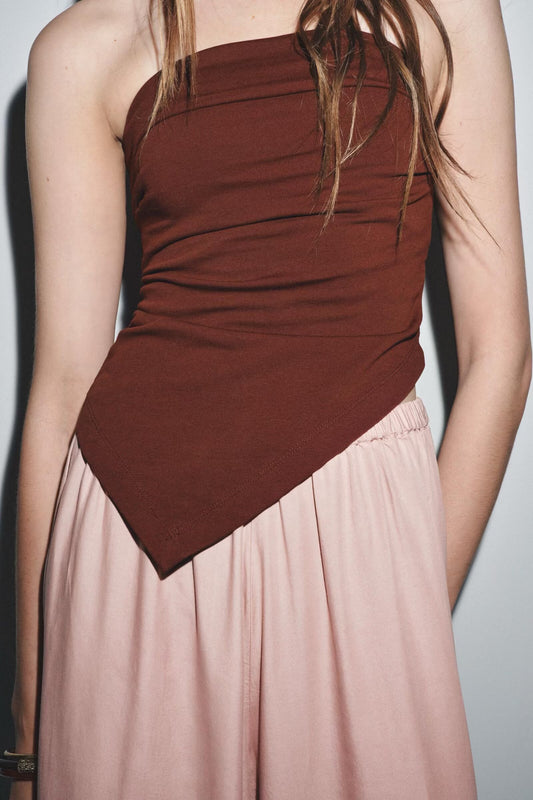 Modern Muse Asymmetric Tube Top