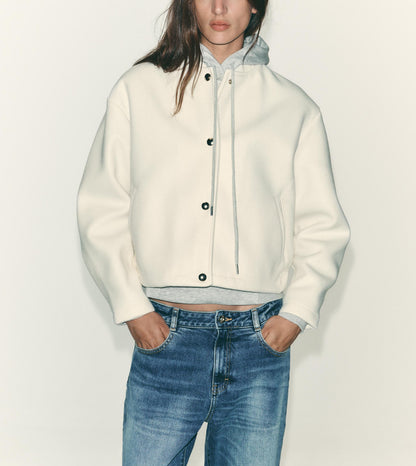 Tayari Stand-Collar Bomber Jacket
