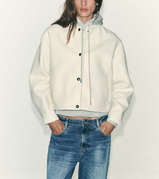 Tayari Stand-Collar Bomber Jacket