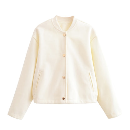 Tayari Stand-Collar Bomber Jacket