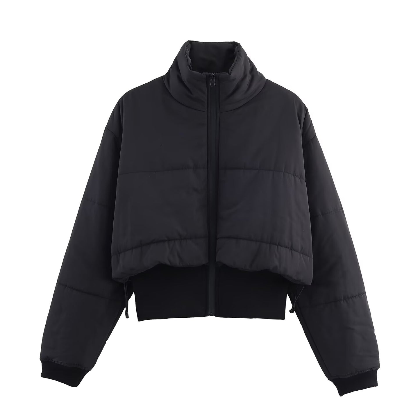 Manteau en coton Winter Grace à col montant