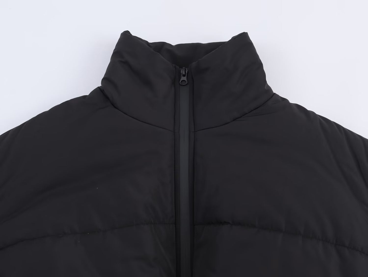 Manteau en coton Winter Grace à col montant