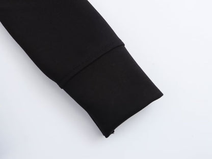 Makena Embroidered Preppy Long Coat