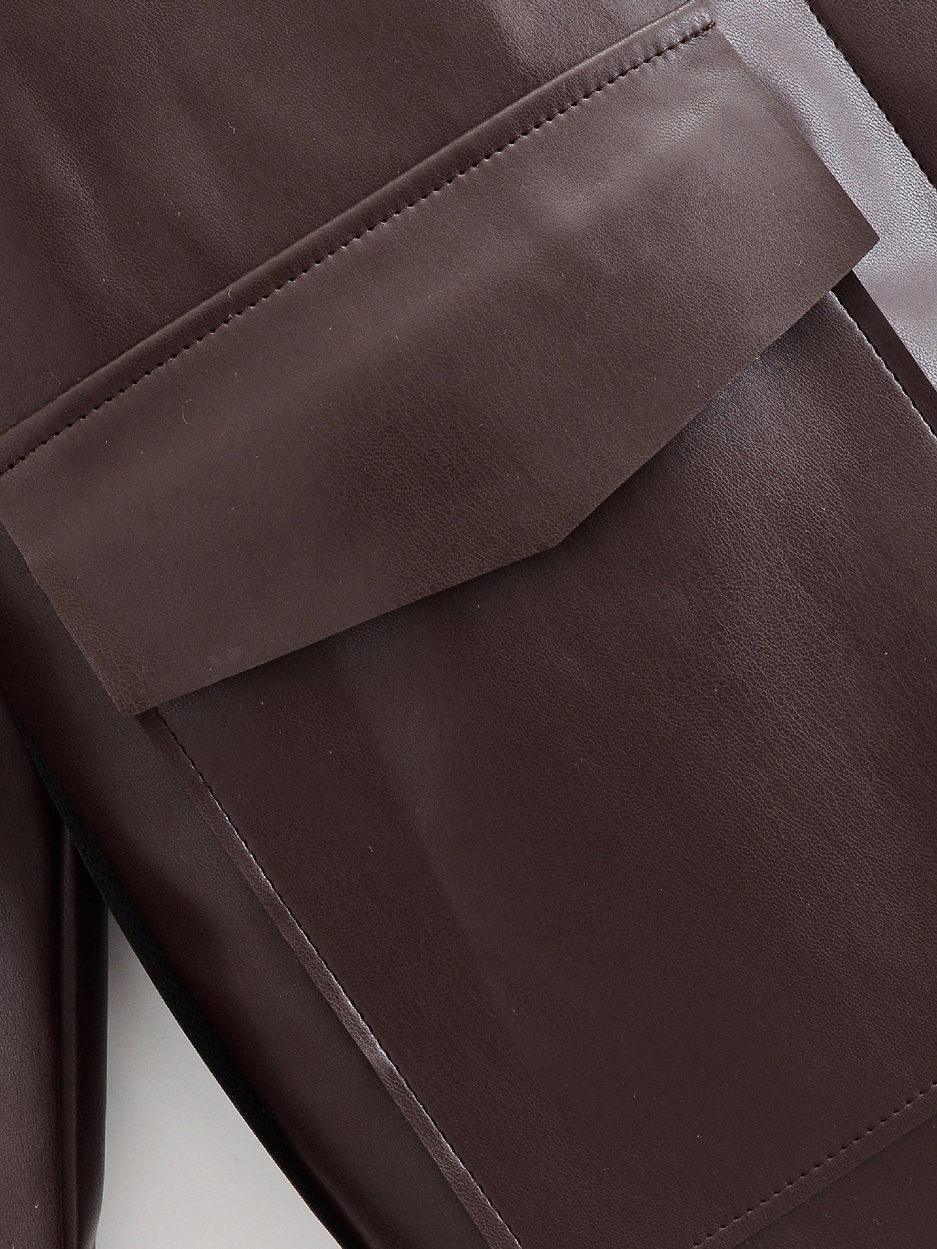 Zamira Faux Leather Short Jacket