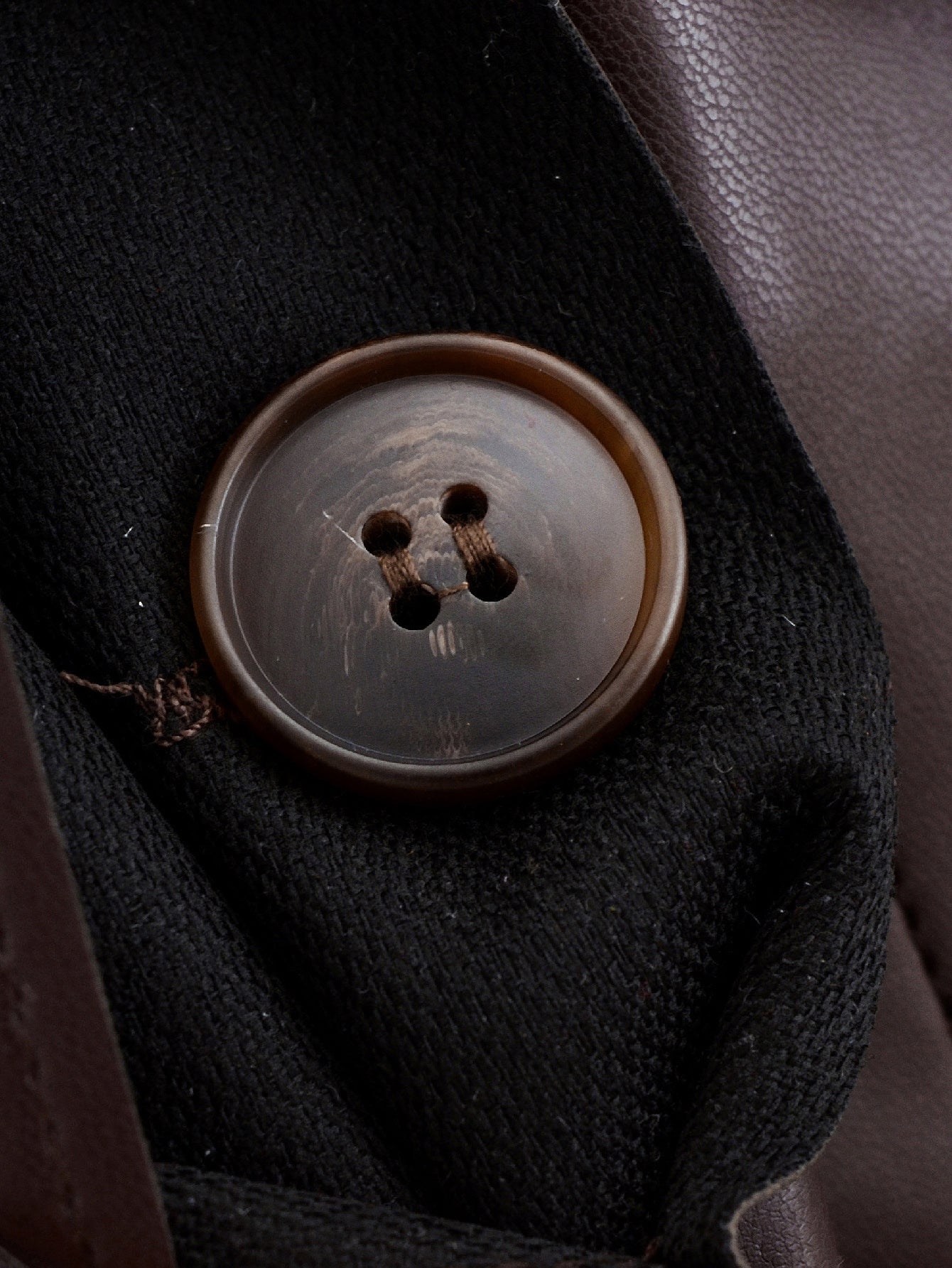 Zamira Faux Leather Short Jacket