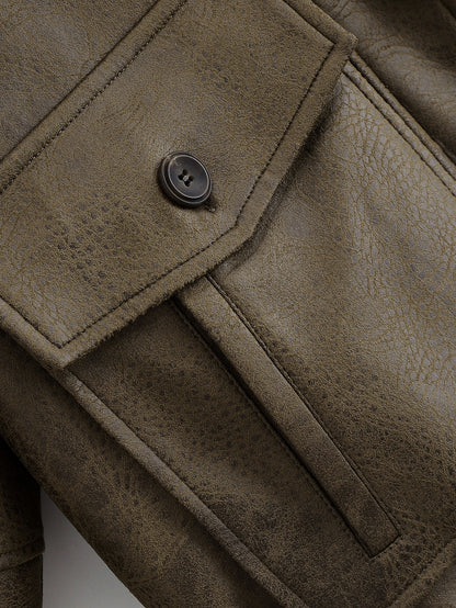 Velmira Fur Collar Detachable Jacket
