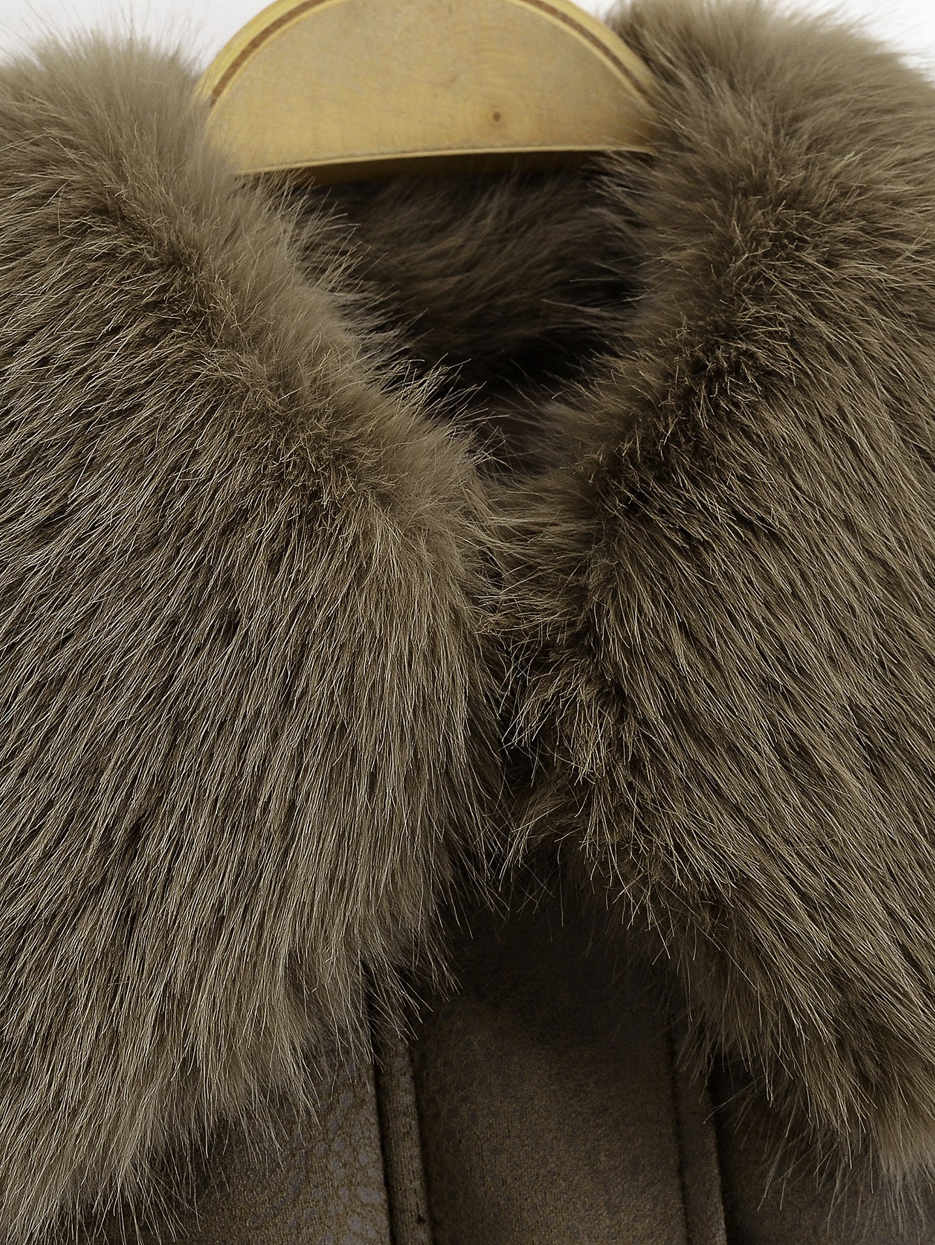 Velmira Fur Collar Detachable Jacket