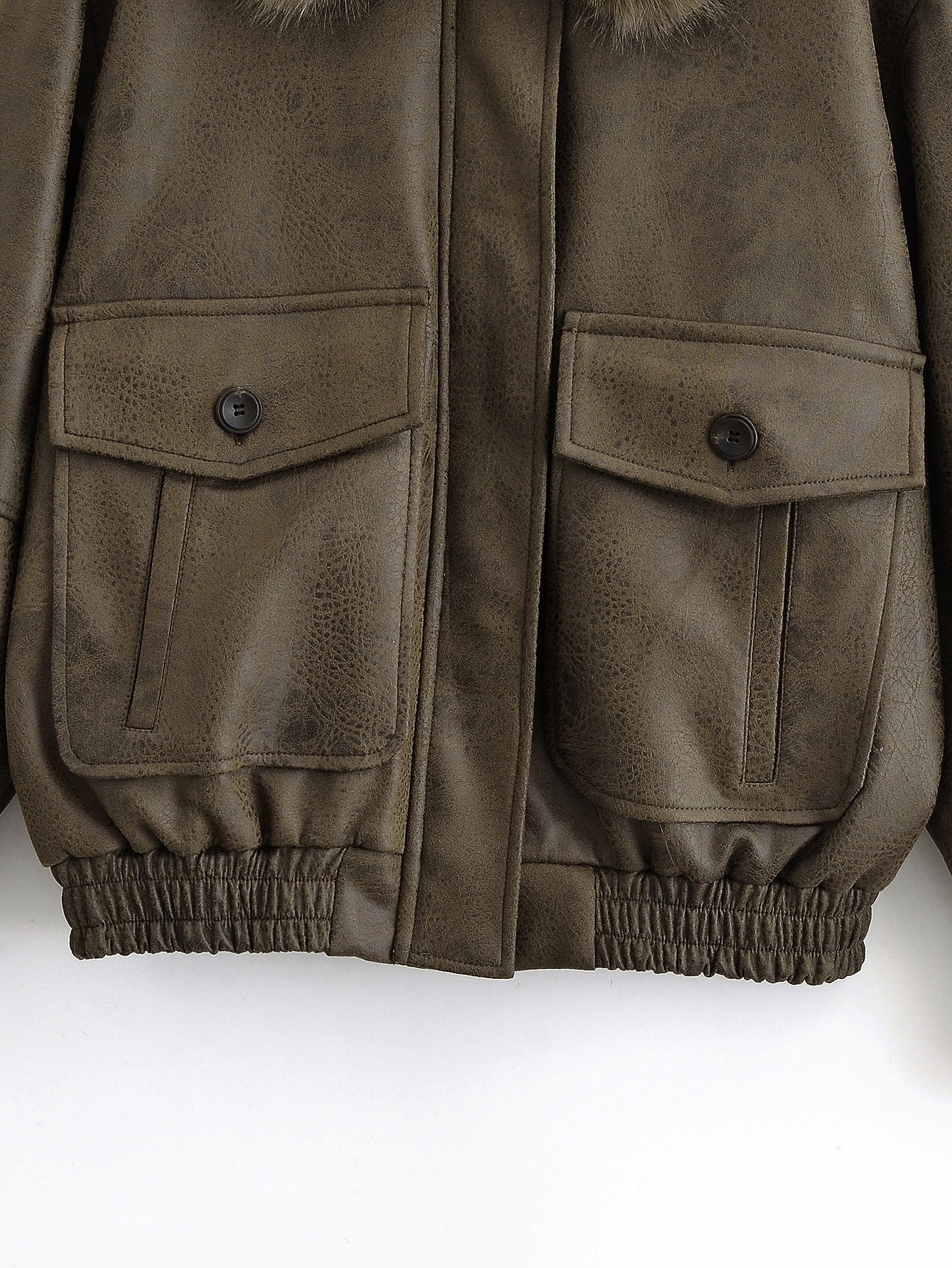 Velmira Fur Collar Detachable Jacket
