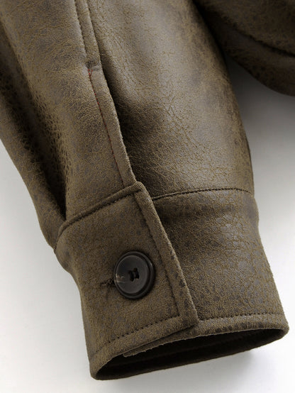 Velmira Fur Collar Detachable Jacket