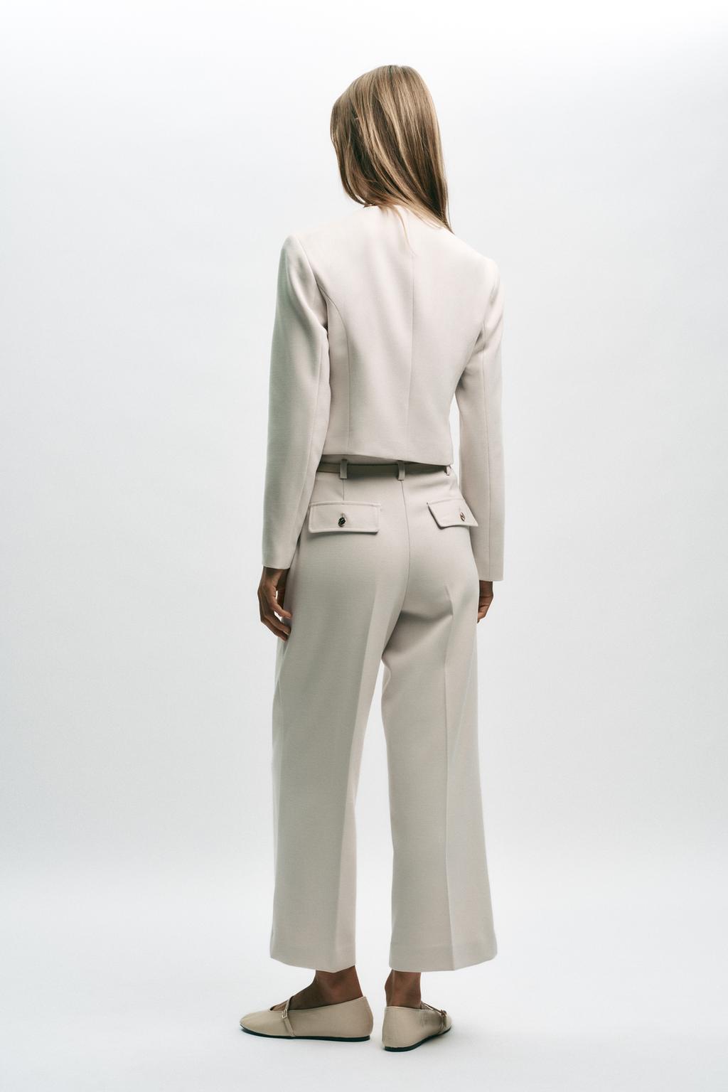 Zinara Double-Breasted Two-Piece Set