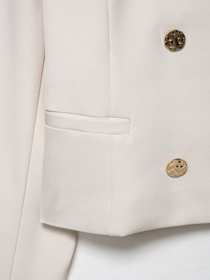 Zinara Double-Breasted Two-Piece Set