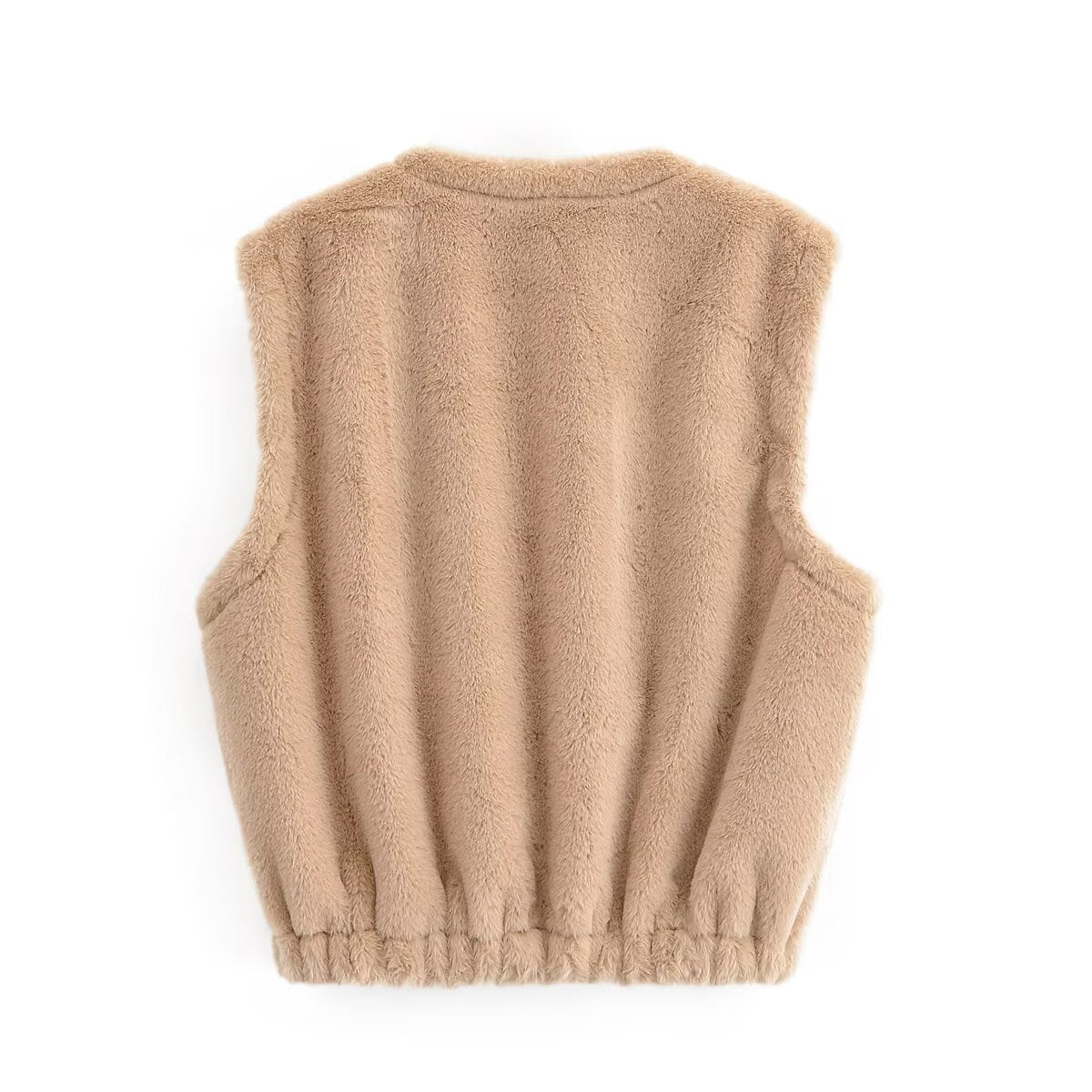 Women Clothing Furry Sleeveless Coat
