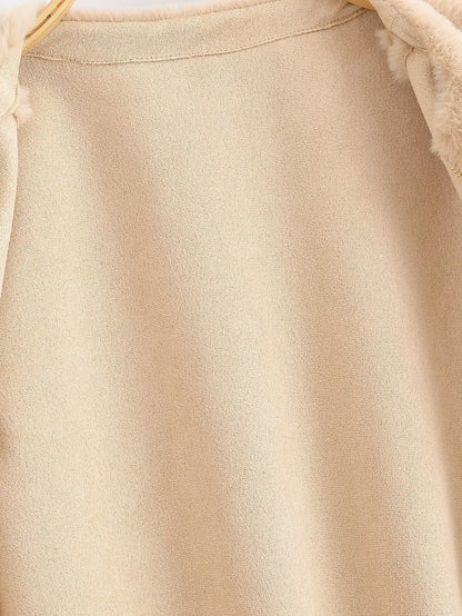 Women Clothing Furry Sleeveless Coat