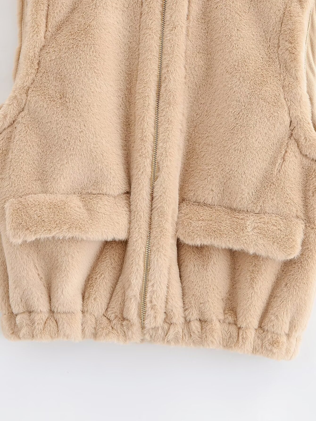 Women Clothing Furry Sleeveless Coat
