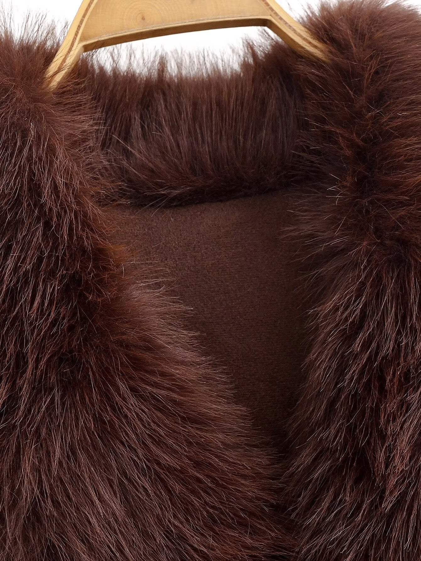 Women Clothing Furry Reversible Coat