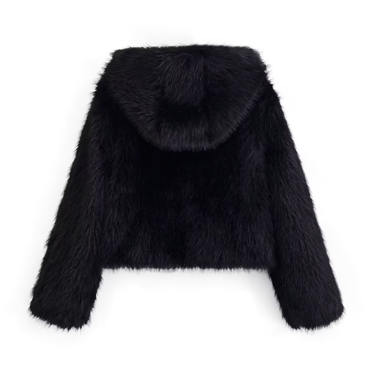Manteau à capuche en fourrure Aurielle