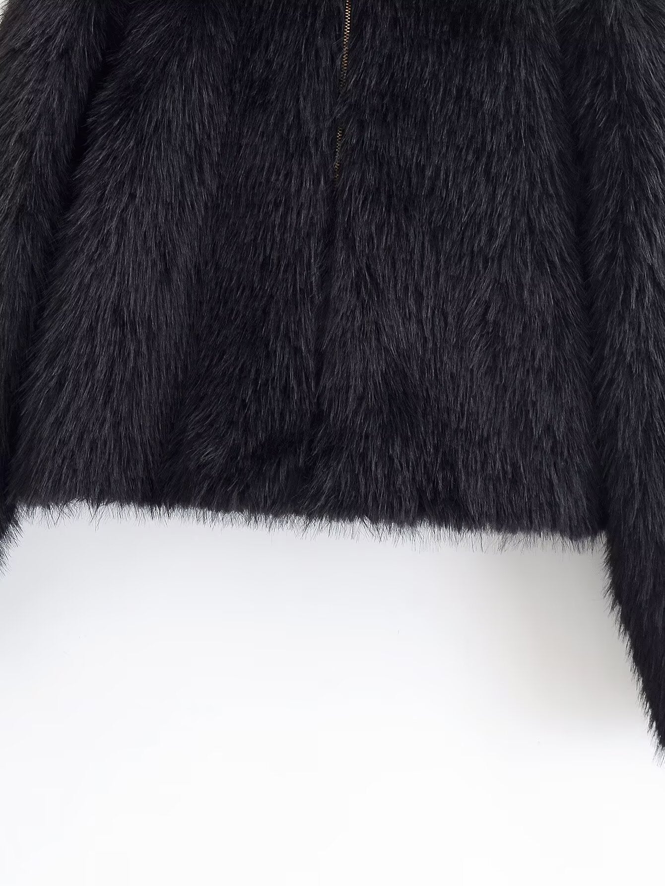 Manteau à capuche en fourrure Aurielle