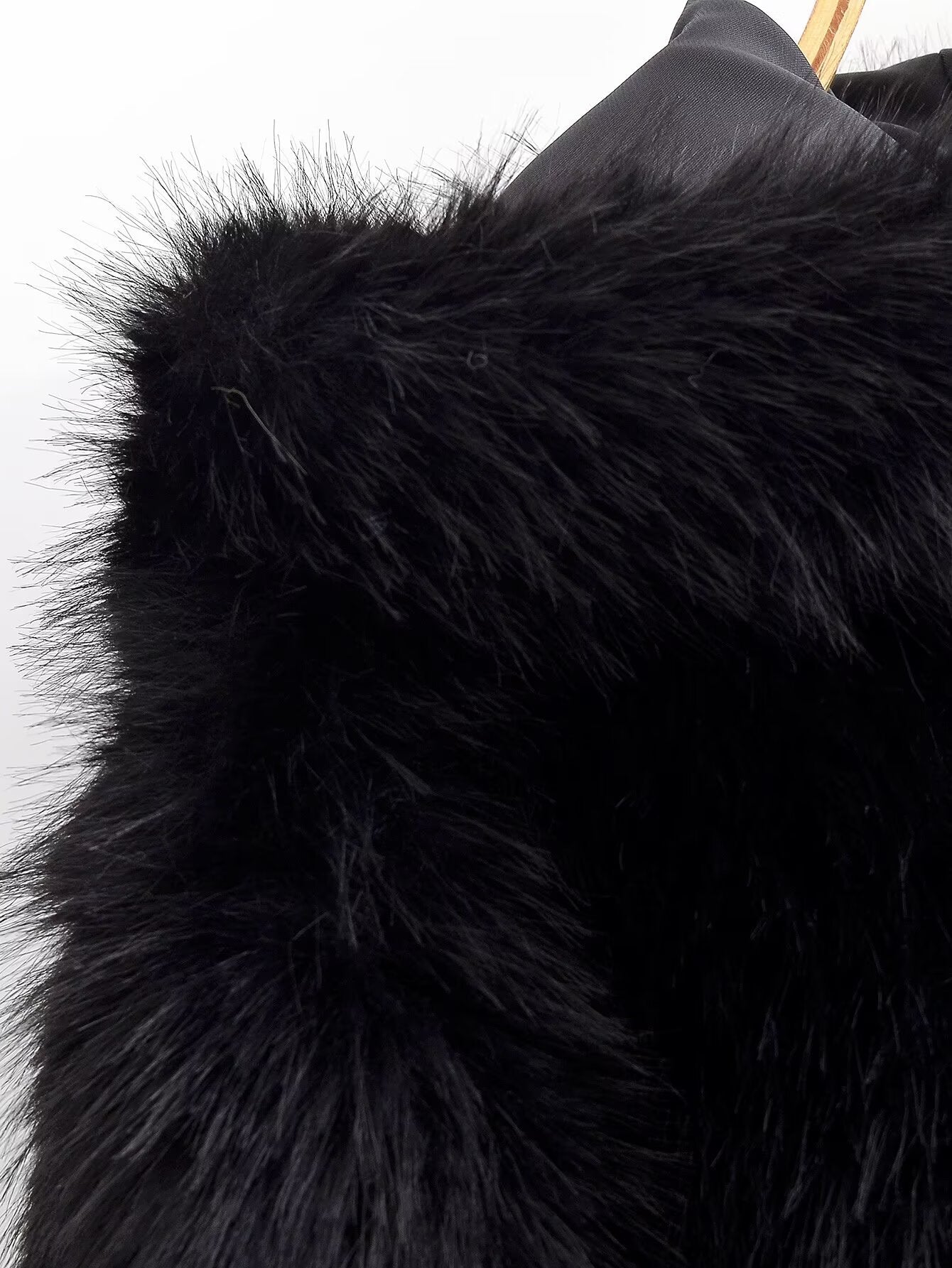 Manteau à capuche en fourrure Aurielle