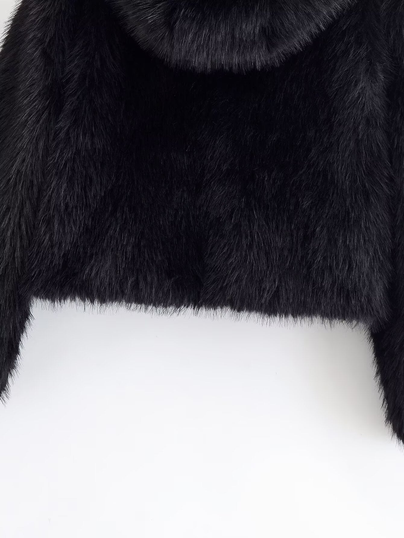 Manteau à capuche en fourrure Aurielle