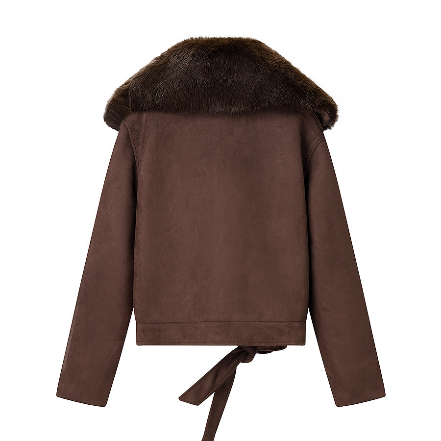 Veste en daim Eshe