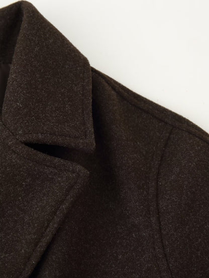 Roseline Long Woolen Coat
