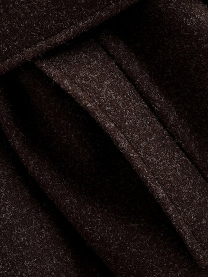 Manteau long en laine Marcelline