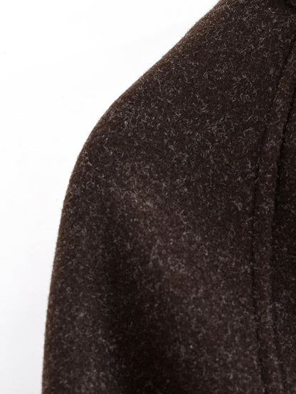 Manteau long en laine Marcelline