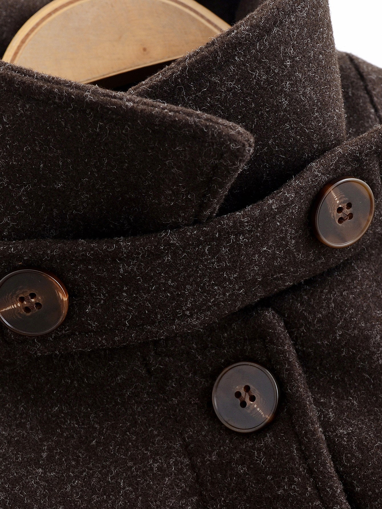 Manteau long en laine Marcelline