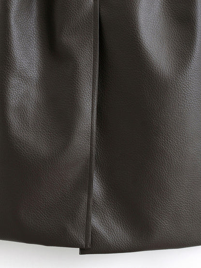 Coupe-vent Elara en similicuir