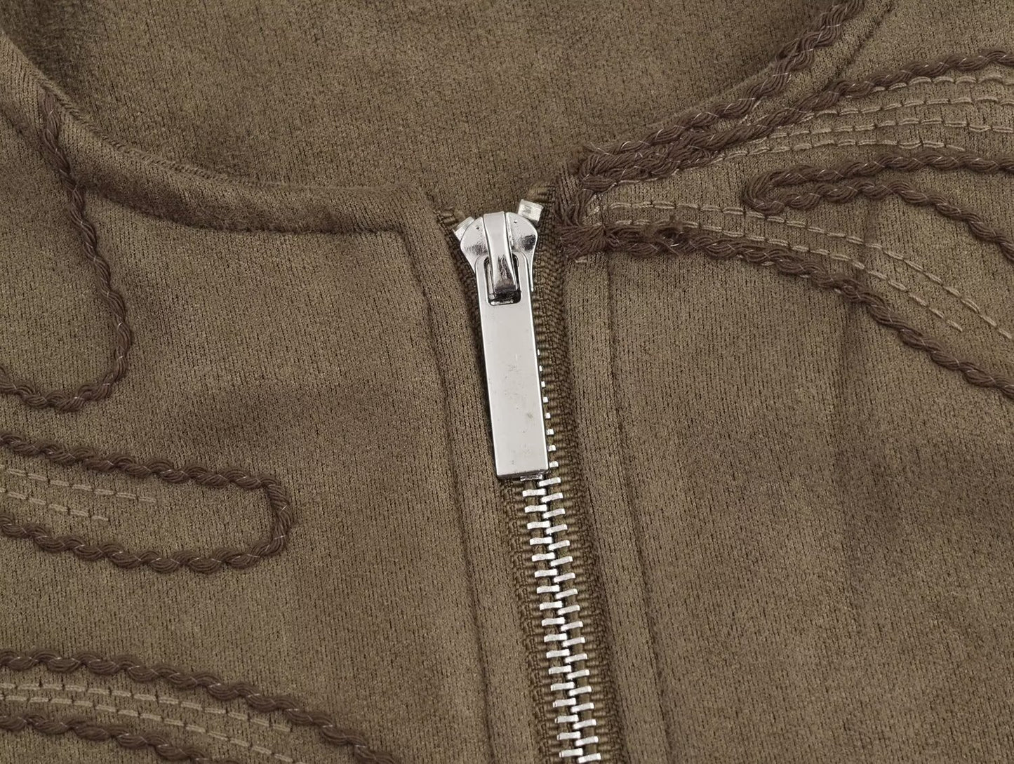 Ifedayo Suede Embroidered Bomber Jacket