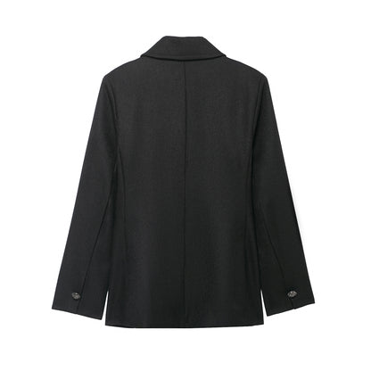 Marvelle Wool-Blend Double-Breasted Overcoat