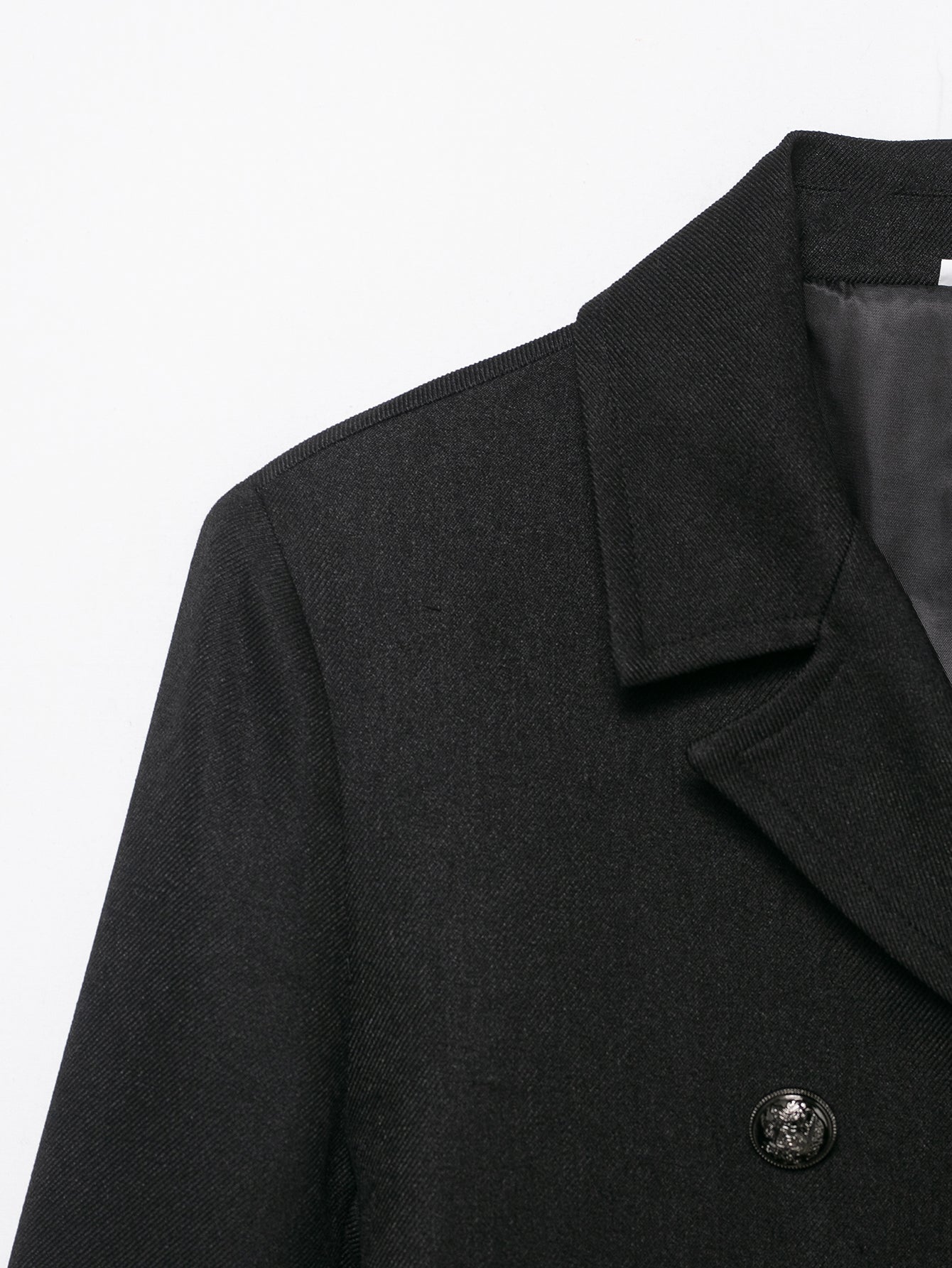Marvelle Wool-Blend Double-Breasted Overcoat