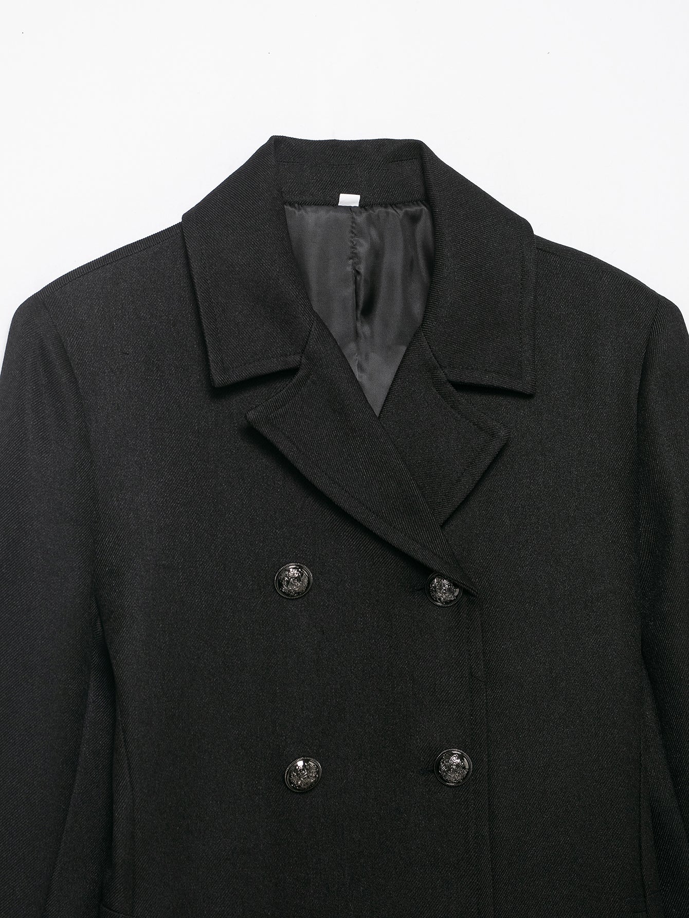 Marvelle Wool-Blend Double-Breasted Overcoat