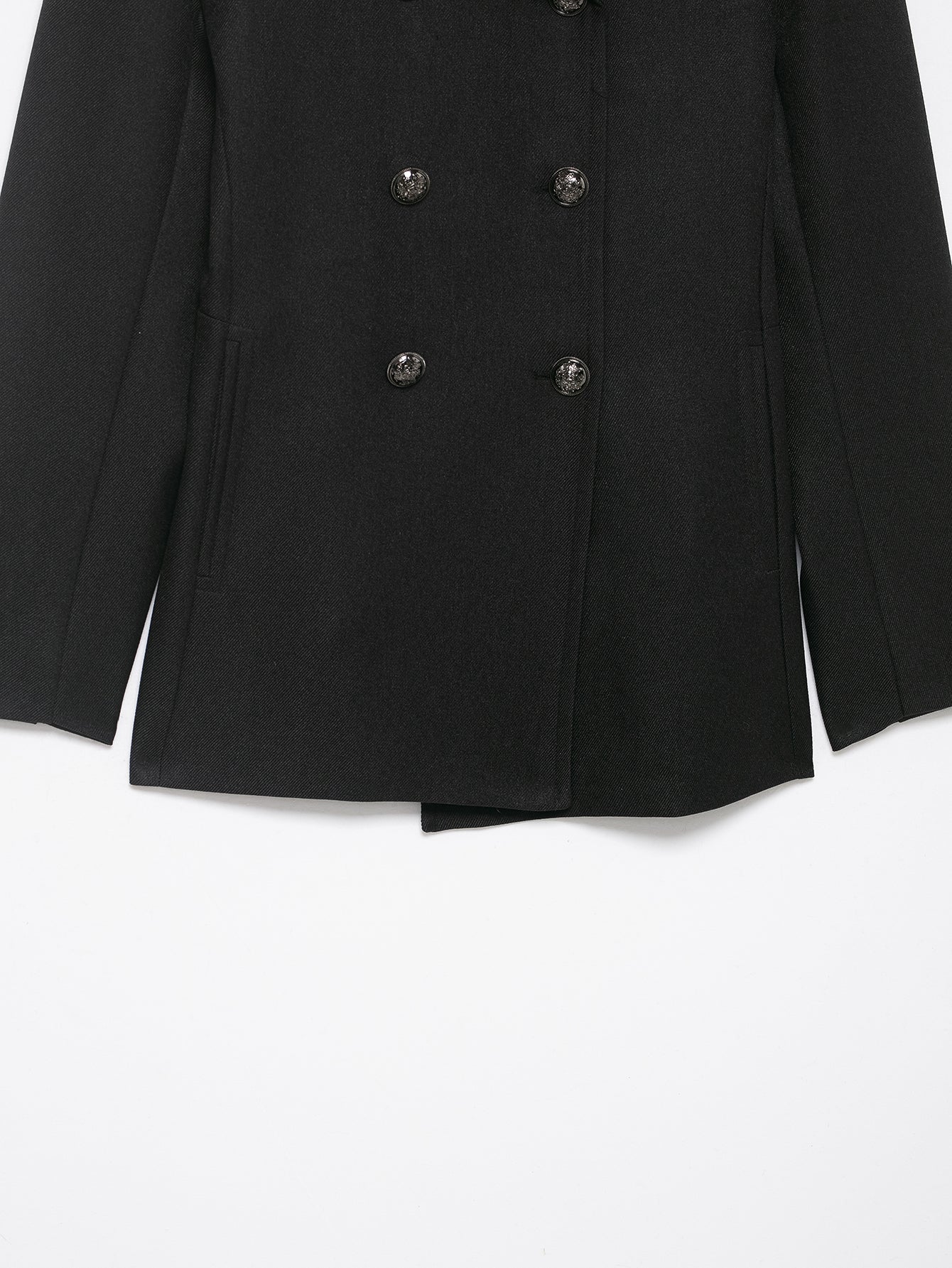 Marvelle Wool-Blend Double-Breasted Overcoat