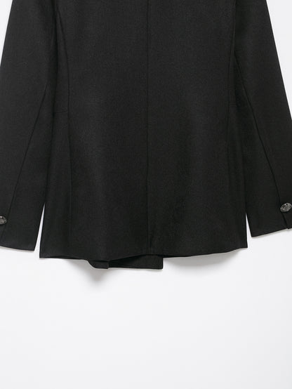 Marvelle Wool-Blend Double-Breasted Overcoat