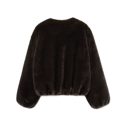 Adesina Faux Fur Bomber Jacket