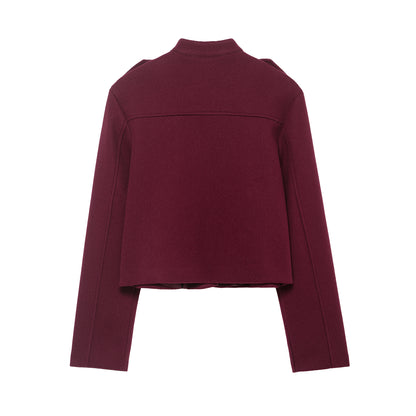 Elisse French Long-Sleeve Short Jacket