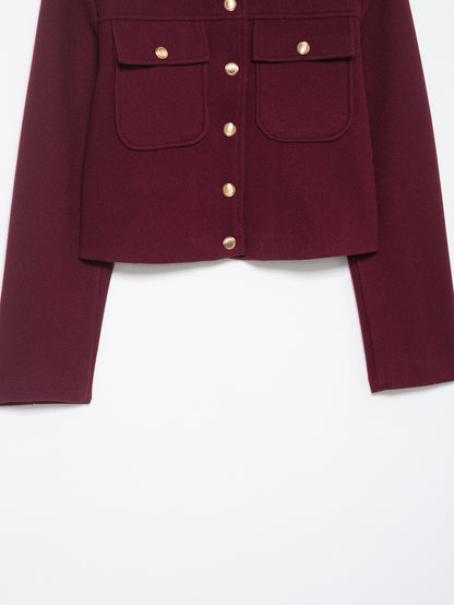 Elisse French Long-Sleeve Short Jacket