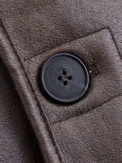 Veste réversible en laine d'agneau Marivelle