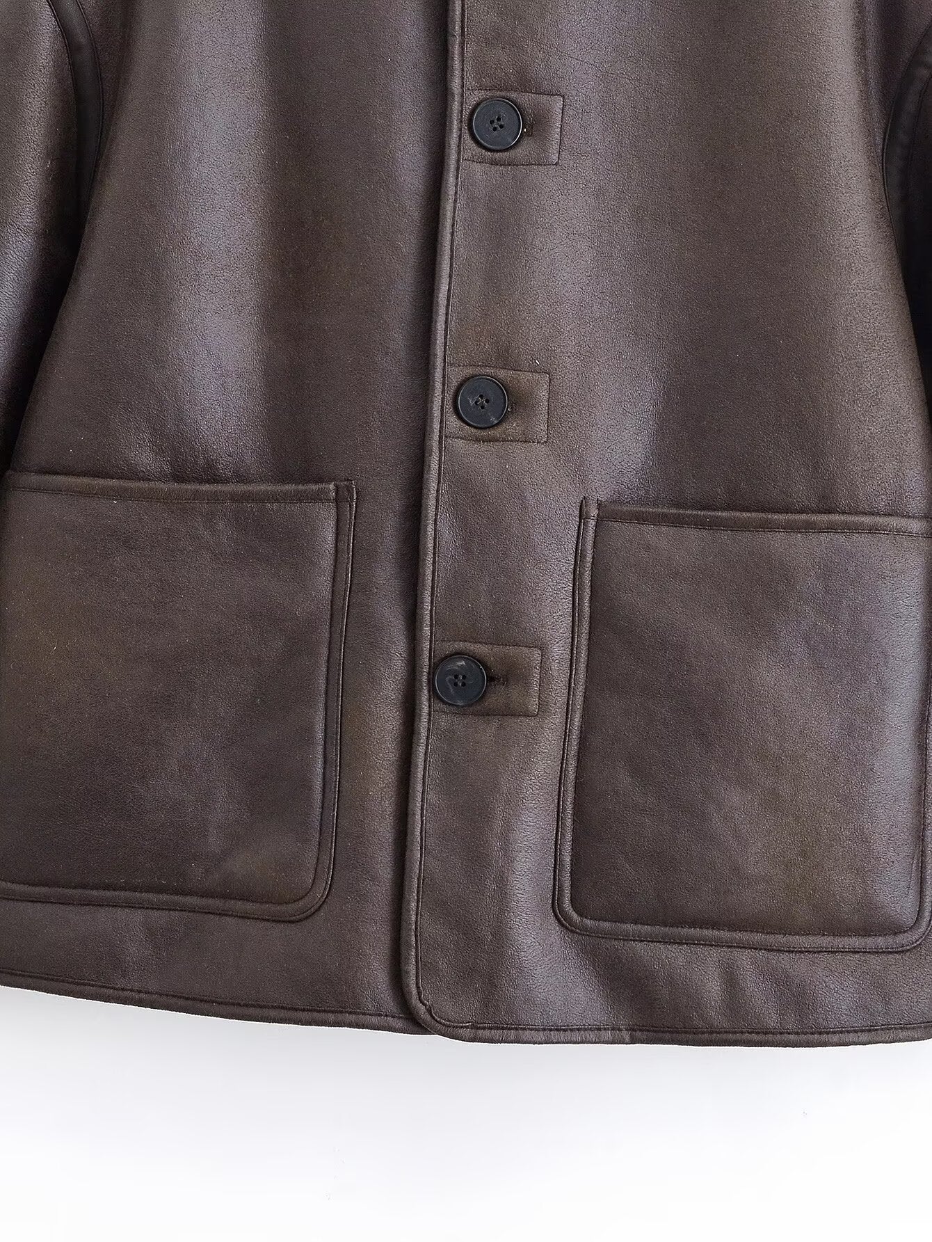 Veste réversible en laine d'agneau Marivelle